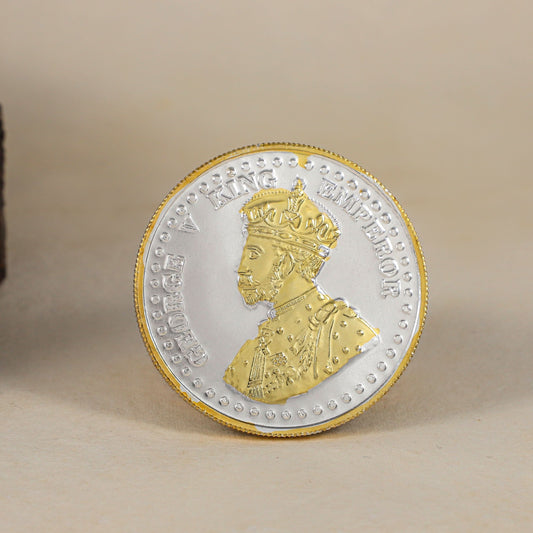 Shahi Virasat Coin-Royal silver coin with gold polish