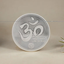 Shubh Labh Silver Coin-Divine blessings of Lakshmi-Ganesha