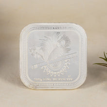 Radha Krishna Rasleela Coin-Elegant square design.