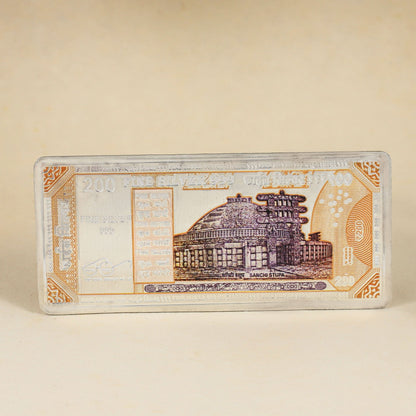 Mahatma Silver Note Coin- Gandhi Currency Bar