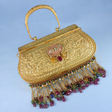 Bridal Temple Work Silver Purse