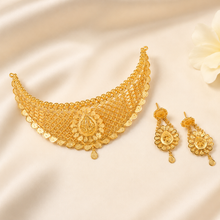 Kanak Shobha Antique Gold Choker Set