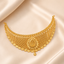 Kanak Shobha Antique Gold Choker Set