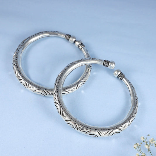 Royal Silver Anklet Kada