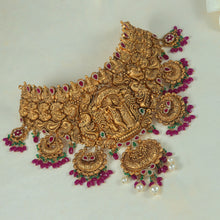 Shree Radha Krishna Viraasat Gold Choker Set