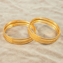 Shreya Elegant Finish Gold Bangles