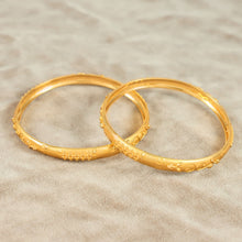 Reena Timeless Plain Gold Bangles