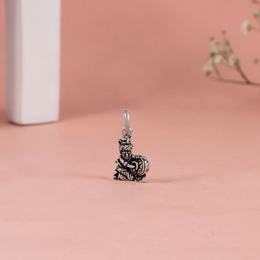 Vinayaka Antique Charm Silver Pendant