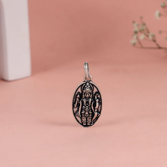 Vitheshwara Silver Pendant