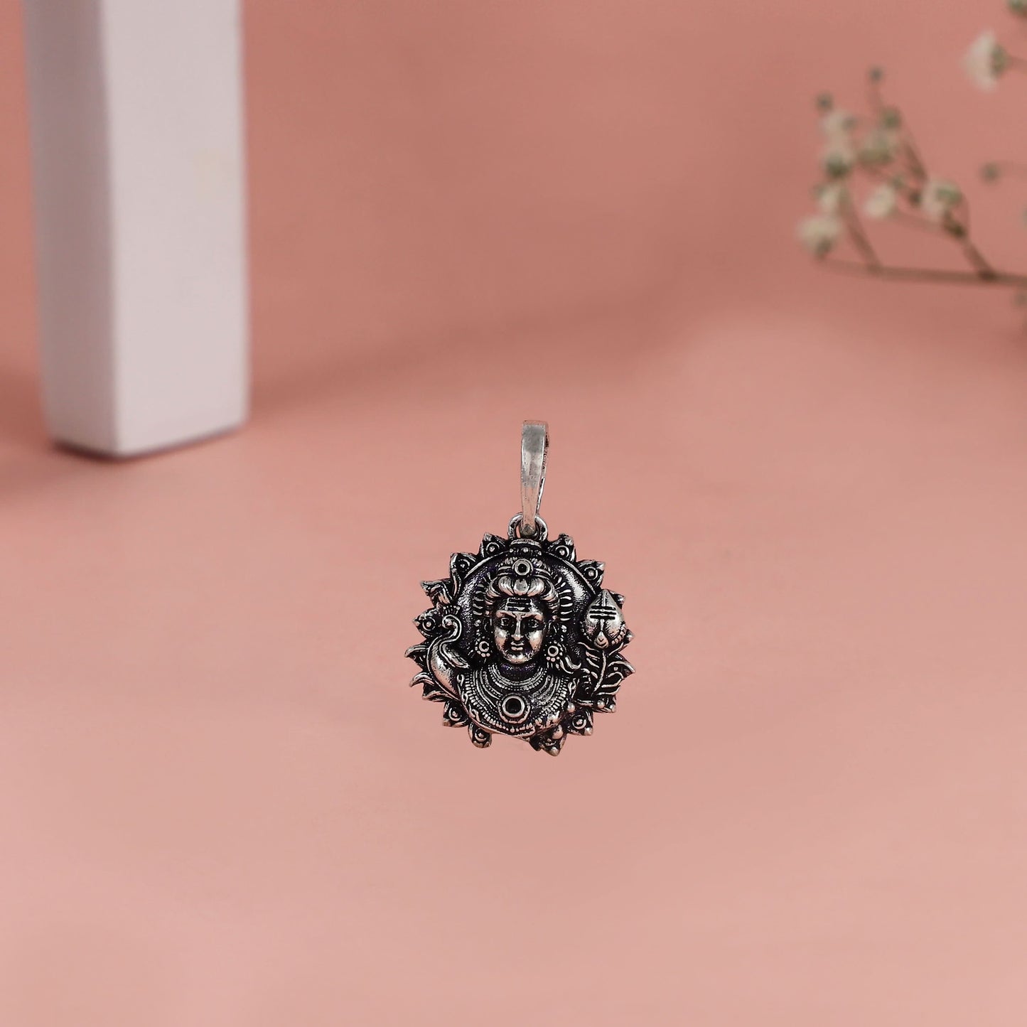 Mahadev Roop Silver Pendant