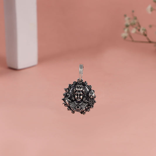 Mahadev Roop Silver Pendant