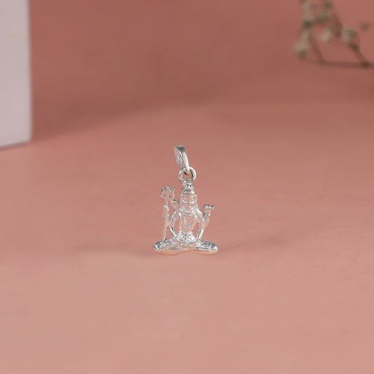 Mahadev Rudra  Silver Pendant