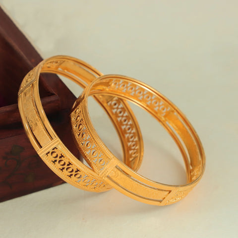 Zoya Regal Craft Gold Bangles