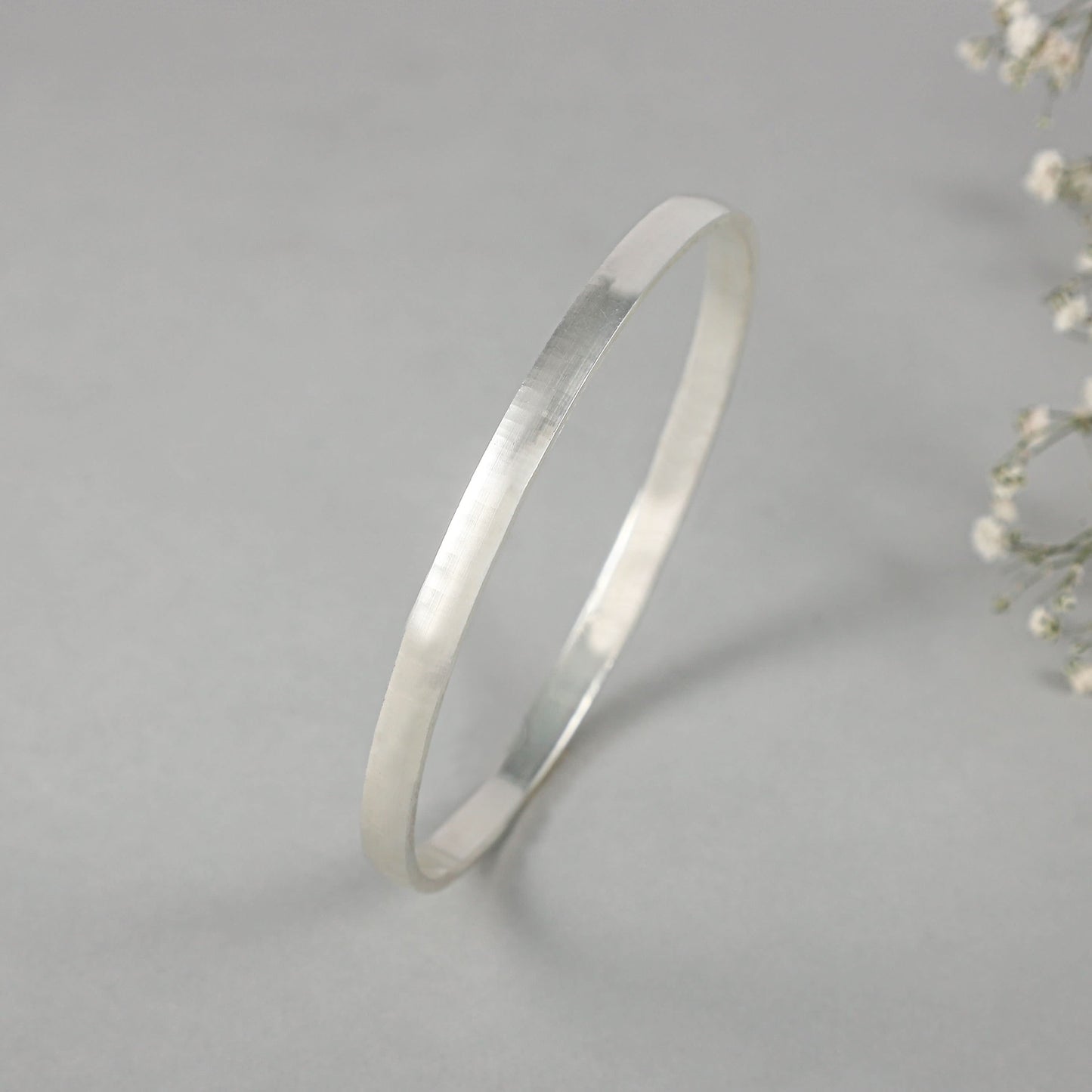 Veer Silver Plain Kada