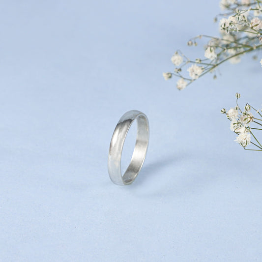Elegant Everyday Silver Band Ring