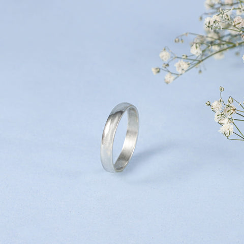 Elegant Everyday Silver Band Ring