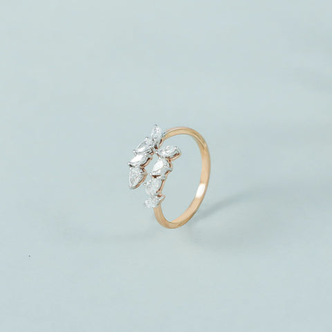 Himani Lush Leaflet Diamond Ring