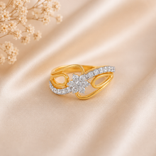 Mishti Flowing Curves Diamond Ring