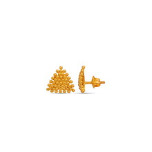 Elena Modern triangle elegance Gold Earrings