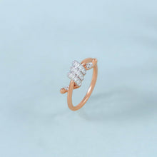Falak Radiant Knot Diamond Ring