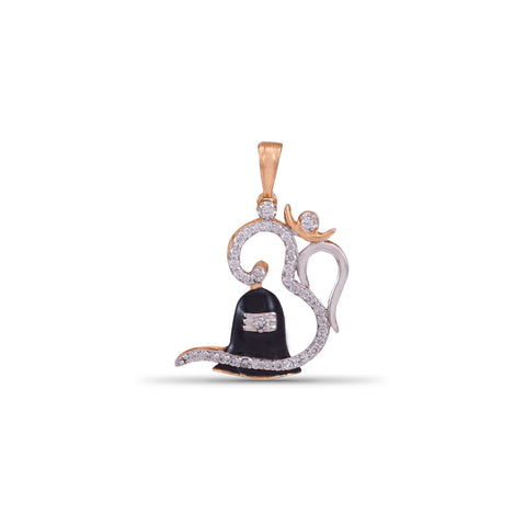 Shiv Shakti Diamond Pendant