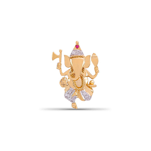 Elegant Ganesh Diamond pendant