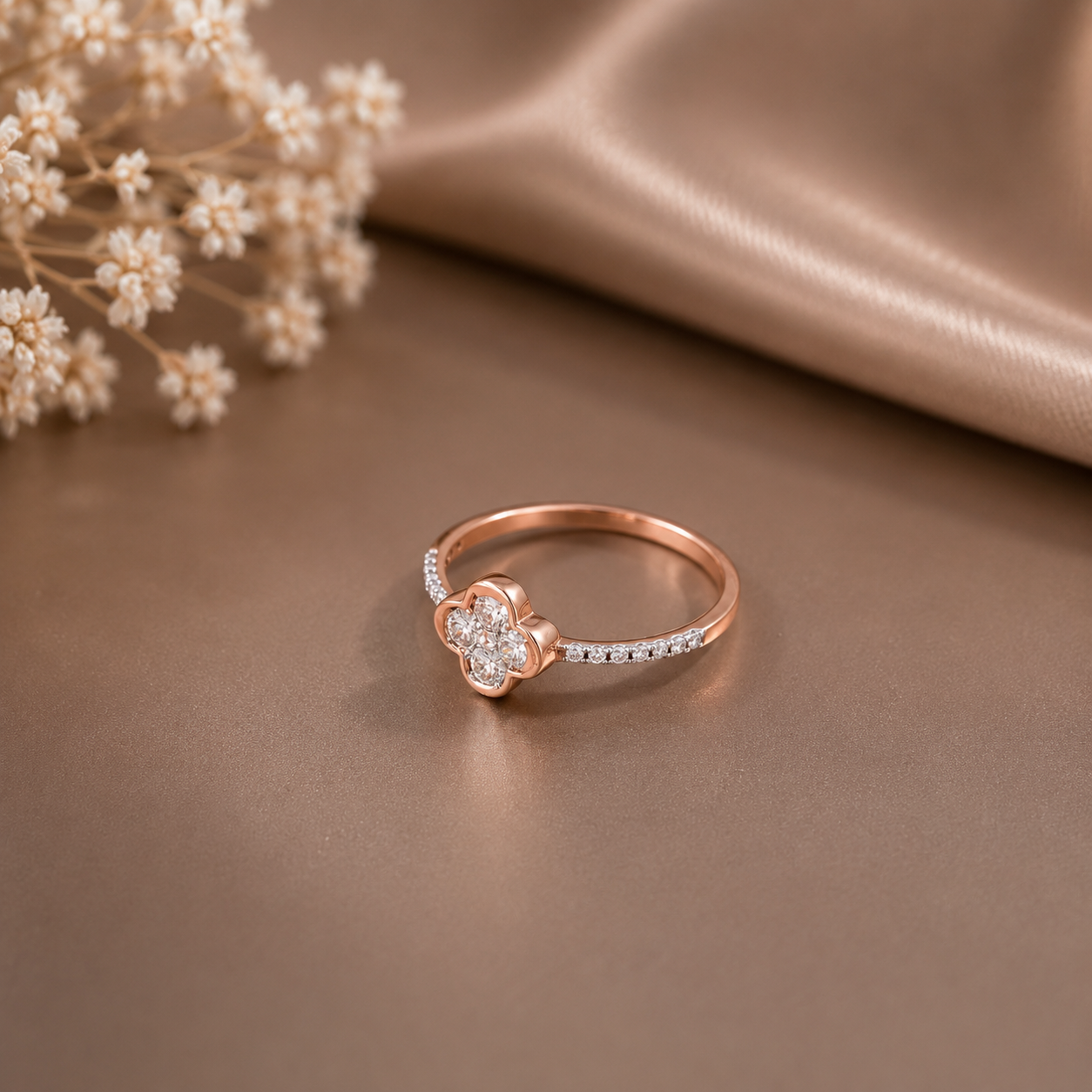Vanya Eternal Flower Diamond Ring