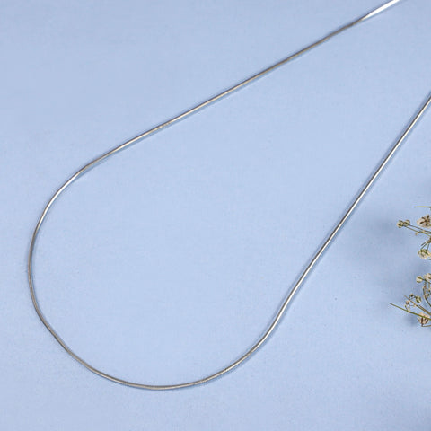 Riya Minimalist Silver Chain  Elegant  Everyday Wear