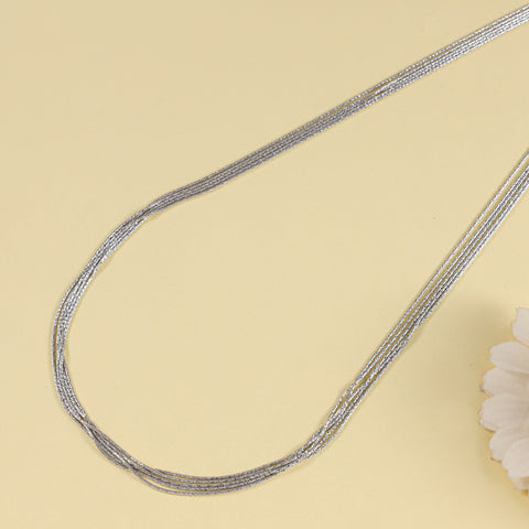 Luna Multi Strand Silver Chain