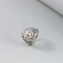 Devansh Lion Power Silver Ring For Him
