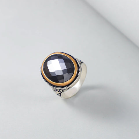 Dev Bold And Timeless Design Silver Ring For Him