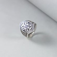 Regal  Intricate Design  Silver Ring For Him