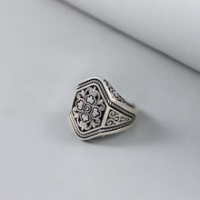 Regal  Intricate Design  Silver Ring For Him