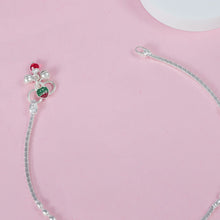 Nikita Delicate Bead Chain Design Silver Anklets