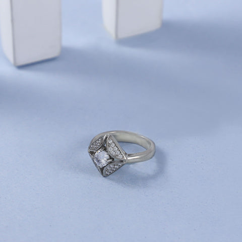 Myra Silver Shine Glow Ring