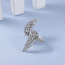 Mila  With Sparkling Cz Stones Silver Ring