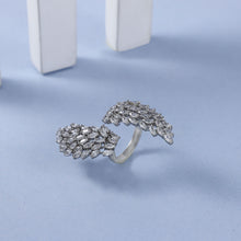 Mila  With Sparkling Cz Stones Silver Ring
