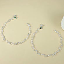 Tara Royal Chain Silver Anklets