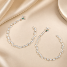 Tara Royal Chain Silver Anklets