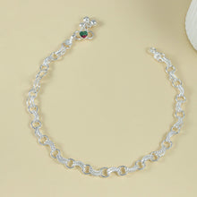 Tara Royal Chain Silver Anklets