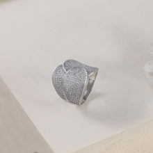 Urvi Sparkle And Graceful Silver Cz Ring