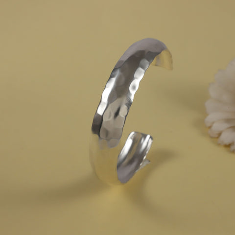 Prisha Sterling Silver Shine Cuff Bracelet