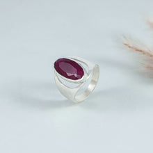 Kiaan Sleek Gemstone Silver Ring For Him