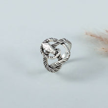 Kavita Snake Design Silver Ring