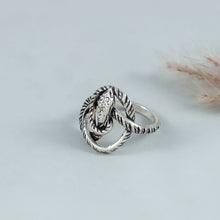 Kavita Snake Design Silver Ring