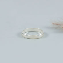 Aryan Classic Plain Silver Band For Him
