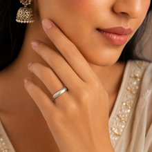 Anu Minimal Smooth Finish Silver Band