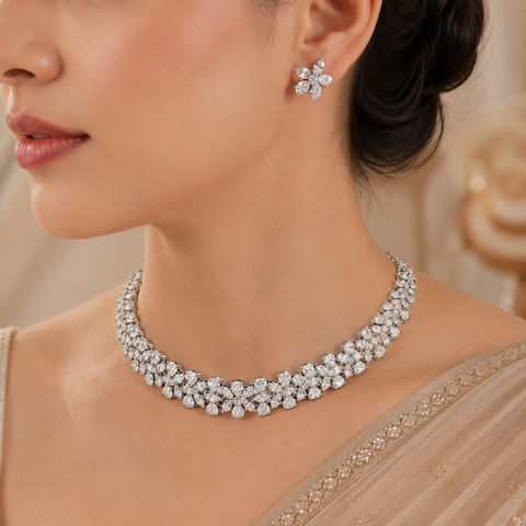 Navya Beautiful Design Choker Set