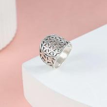 Manisha Intricate Cutwork Silver Ring