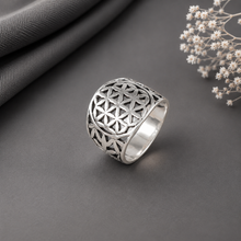 Manisha Intricate Cutwork Silver Ring